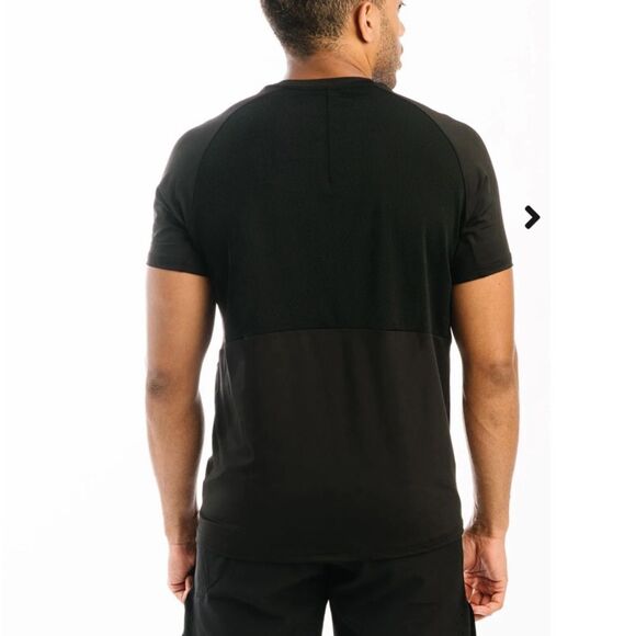 Zyia Active Men's Black Mesh Ventilation‎ T XXXL Wine Color Nwt - Picture 2 of 6